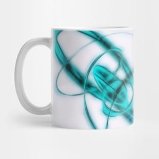 Space age road system in blue Mug